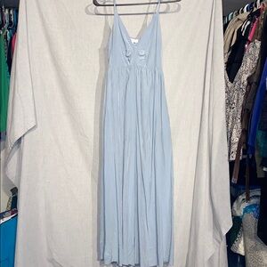 Elegant Light Blue Jumpsuit